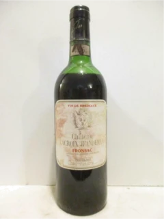 photo 1975 Fronsac Château Lacroix Jeandeman Rouge Bordeaux
