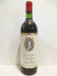 photo 1979 Saint-Émilion Baronat Baron Philippe de Rothschild Rouge Bordeaux