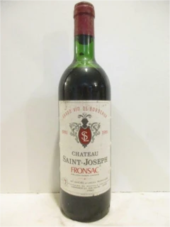 photo 1981 Fronsac Château Saint-Joseph Rouge Bordeaux