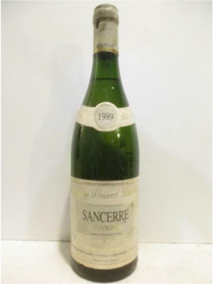 photo 1989 Sancerre Vincent Delaporte Chavignol Blanc Loire Centre
