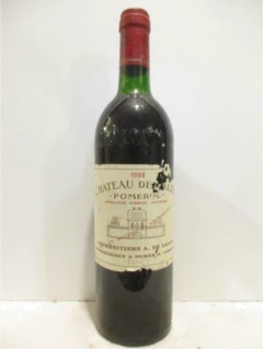 photo 1988 Pomerol Château de Sales Étiquette Abîmée) Rouge Bordeaux