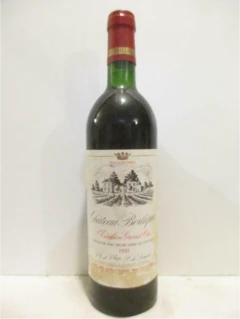 photo 1981 Saint-Émilion Château Berliquet Grand Cru Rouge Bordeaux