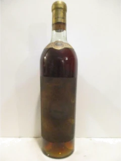 photo 1945 Monbazillac Château de la Salagre Étiquette Tâchée Année à Peine Lisible) Liquoreux Sud-Ouest
