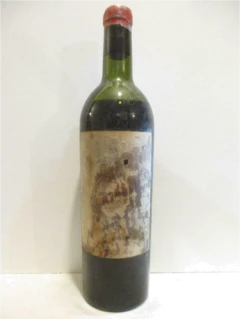 photo 1949 Margaux Château Ferrière Grand Cru Classé Année à Peine Lisible Sur Bouchon) Rouge Bordeaux