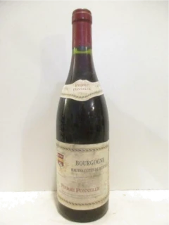 photo 1990 Hautes Côtes de Beaune Pierre Ponnelle Rouge Bourgogne