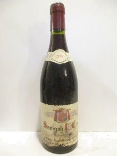 photo 1997 Santenay Jacob-Girard et Fils Premier Cru les Marconnets Étiquette Abîmée) Rouge Bourgogne