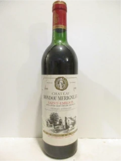 photo 1988 Saint-Émilion Château Mondou Mérignan Rouge Bordeaux