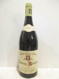 photo 2002 Santenay Prieur-Brunet Premier Cru Maladière Rouge Bourgogne
