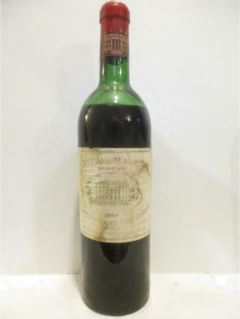 photo 1969 Margaux Château Margaux Grand Cru Classé Capsule Abîmée) Rouge Bordeaux
