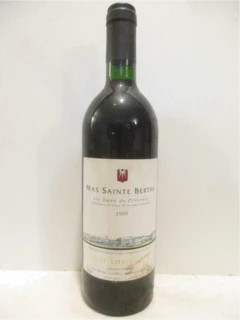 photo 1995 Baux de Provence Mas Sainte-Berthe Cuvée Louis-David Rouge Languedoc