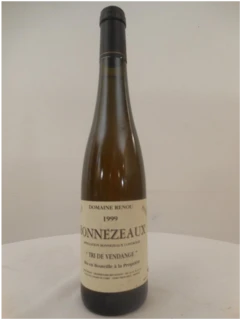 photo 1999 Bonnezeaux Domaine Renou Tri de Vendanges Liquoreux Loire Anjou France