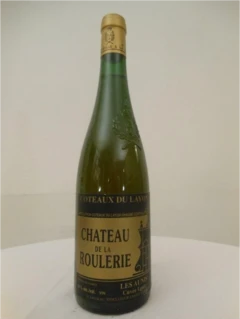photo 1990 Chaume Château de la Roulerie les Aunis Cuvée Louis Liquoreux Loire Anjou France