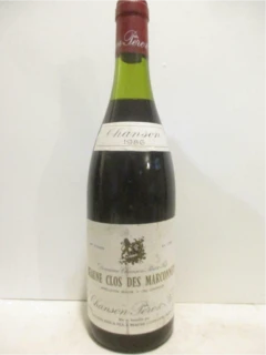 photo 1986 Beaune Chanson Premier Cru Clos des Marconnets Rouge Bourgogne