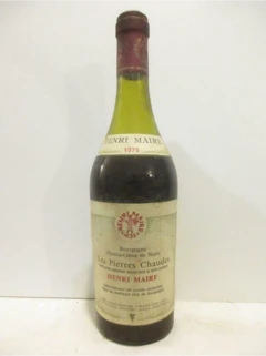 photo 1975 Hautes Côtes de Nuits Henri Maire les Pierres Chaudes Rouge Bourgogne