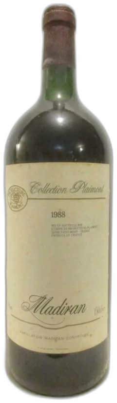 photo 1988 Madiran Collection Plaimont Magnum Rouge Sud-Ouest