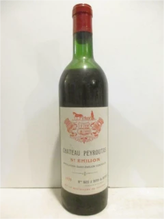 photo 1970 Saint-Émilion Château Peyroutas b2 Rouge Bordeaux