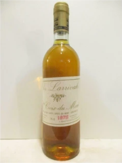 photo 1975 Saint-Croix du Mont Clos Larrivat Année Manuscrite) Liquoreux Bordeaux