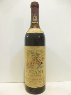 photo 1970 Chianti Classico Conti Serristori b2 Rouge Toscane Italie