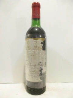 photo 1970 Pauillac Château Mouton Baron Philippe de Rothschild Grand Cru Classé b2 Rouge Bordeaux