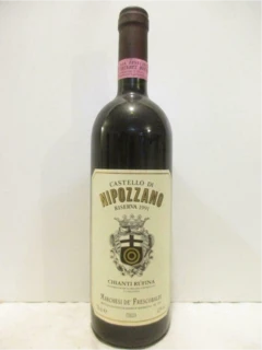 photo 1991 Chinati Rufina Castello di Nipozzano Riserva Rouge Toscane Italie