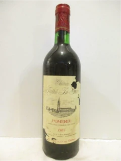 photo 1985 Pomerol Château Feythit Lagrave Étiquette Abîmée) Rouge Bordeaux