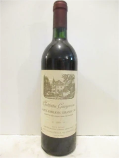 photo 1989 Saint-Émilion Château Gueyrosse Grand Cru Rouge Bordeaux