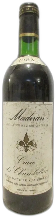 photo 1983 Madiran Vignerons du Vic-Bilh-Madiran Cuvée du Chambellan Rouge Sud-Ouest