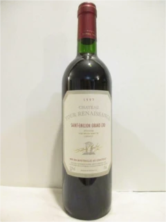 photo 1997 Saint-Émilion Château Tour Renaissance Grand Cru Rouge Bordeaux