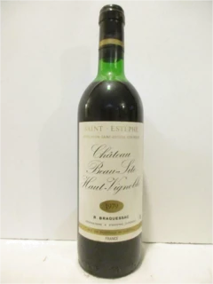 photo 1979 Saint-Estèphe Château Beau-Site Haut-Vignoble Rouge Bordeaux