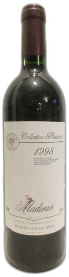 photo 1998 Madiran Collection Plaimont Fût de Chêne Rouge Sud-Ouest