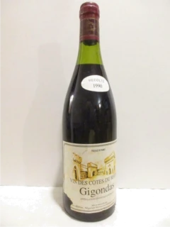 photo 1990 Gigondas Cave Coopérative Rouge Rhône