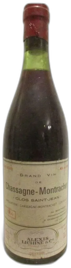photo 1966 Chassagne-Montrachet Alexis Lichine Clos Saint-Jean Rouge Bourgogne