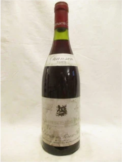 photo 1989 Hautes Côtes de Nuits Chanson Père et Fils Rouge Bourgogne