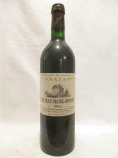 photo 1993 Graves Château Maine-Bonnet Rouge Bordeaux