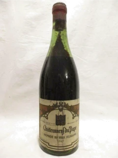 photo 1947 Châteauneuf du Pape Propriété du Vieux Télégraphe Rouge Rhône