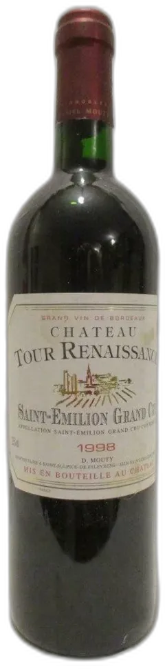 photo 1998 Saint-Émilion Château Tour Renaissance Grand Cru Rouge Bordeaux