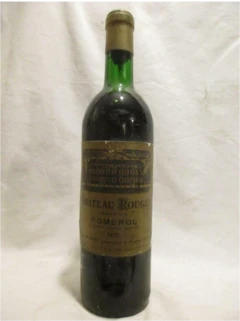 photo 1973 Pomerol Château Rouget Rouge Bordeaux