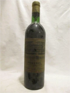 photo 1970 Pomerol Château Rouget Rouge Bordeaux