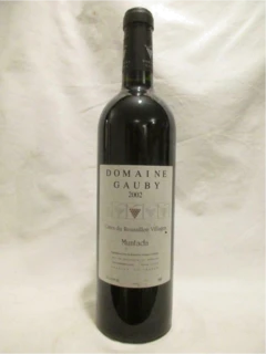 photo 2002 Roussillon Villages Domaine Gauby Muntada Rouge Roussillon