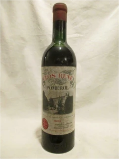 photo 1934 Pomerol Clos René Rouge Bordeaux