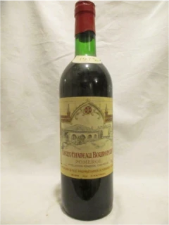 photo 1975 Pomerol Vieux Château Bourgneuf Rouge Bordeaux