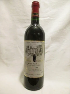 photo 1998 Fronsac Château Barrabaque Étiquette Abîmée) Rouge Bordeaux