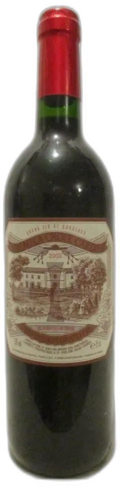 photo 2003 Saint-Émilion Château la Croix Cardinal Grand Cru Rouge Bordeaux France