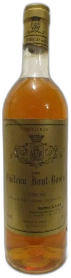 photo 1983 Cérons Château Haut Boutoc Liquoreux Bordeaux France