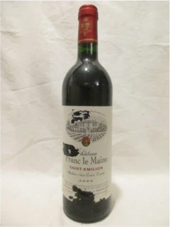 photo 2000 Saint-Émilion Château Franc le Maine Rouge Bordeaux France