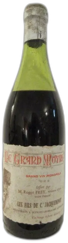 photo Années 70 Vdf le Grand Moyne Monopole les Fils de Jacqueminot Capsule Abîmée) Rouge Vdf France