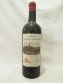photo 1909 Saint-Estèphe la Salle de Pez Capsule Abîmée) Rouge Bordeaux