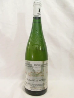 photo 1994 Savennières Domaine Aux Moines Étiquette Tachée) Blanc Loire Anjou