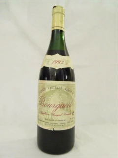 photo 1993 Bourgueil Christophe Deschamps Vieilles Vignes Rouge Loire Touraine