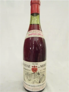 photo 1970 Hautes Côtes de Beaune Château de Mercey Rouge Bourgogne